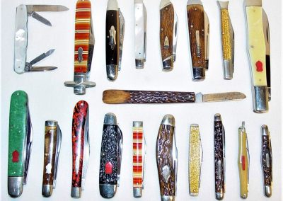 "Schatt & Morgan: These colorful knives were produced by Schatt & Morgan Cutlery Co., the forerunner of the Queen City Cutlery Co. and the Queen Cutlery Co. "