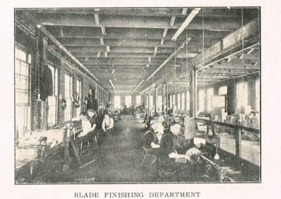 Schatt & Morgan blade finishing department early 20th century