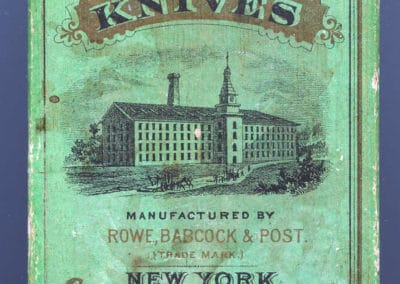 "New York Cutlery knife box circa 1890's"