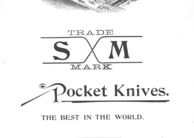 "advertisement for New York Cutlery Co Gowanda NY, published in 1898"